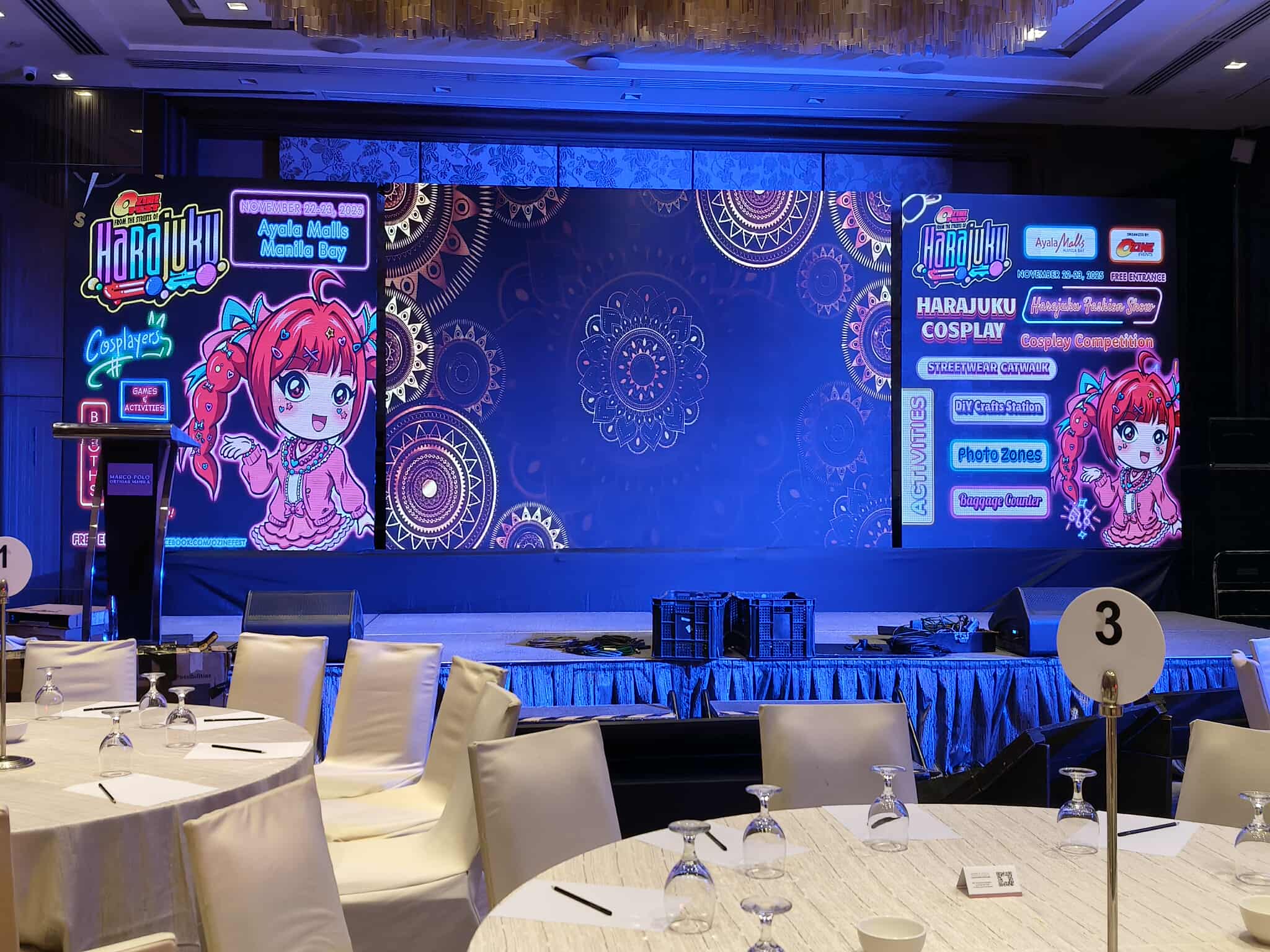 Aeroled P3.9 LED Wall for Rental Events